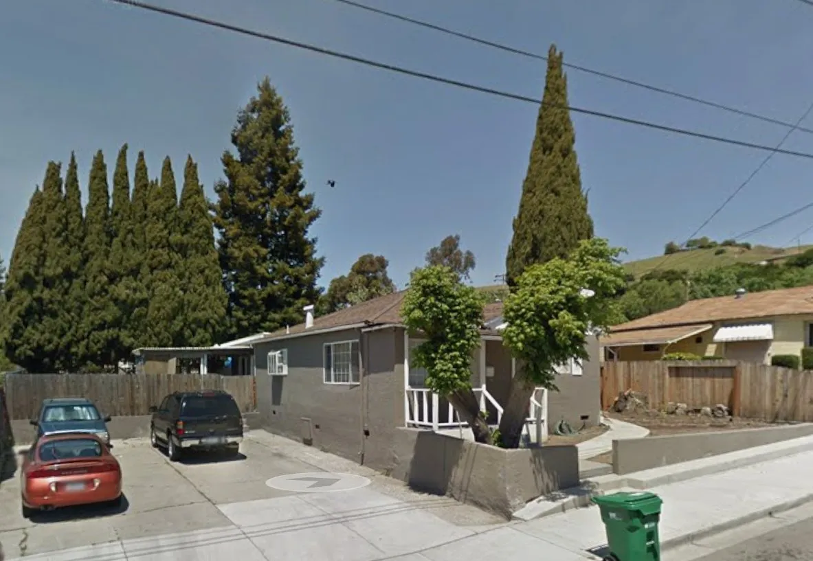 The tall trees as described in my story are still there today!